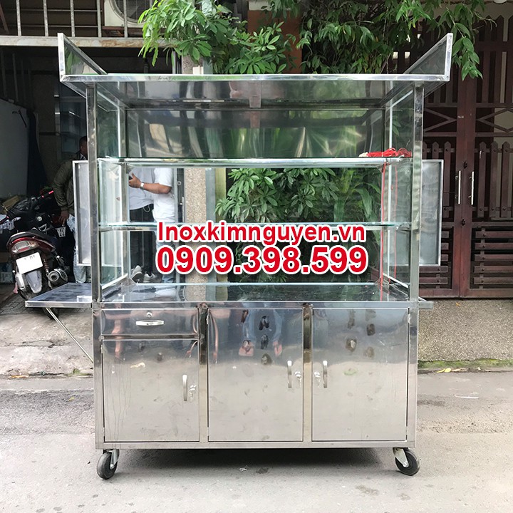 Tủ bán sinh tố nước ép 1M6