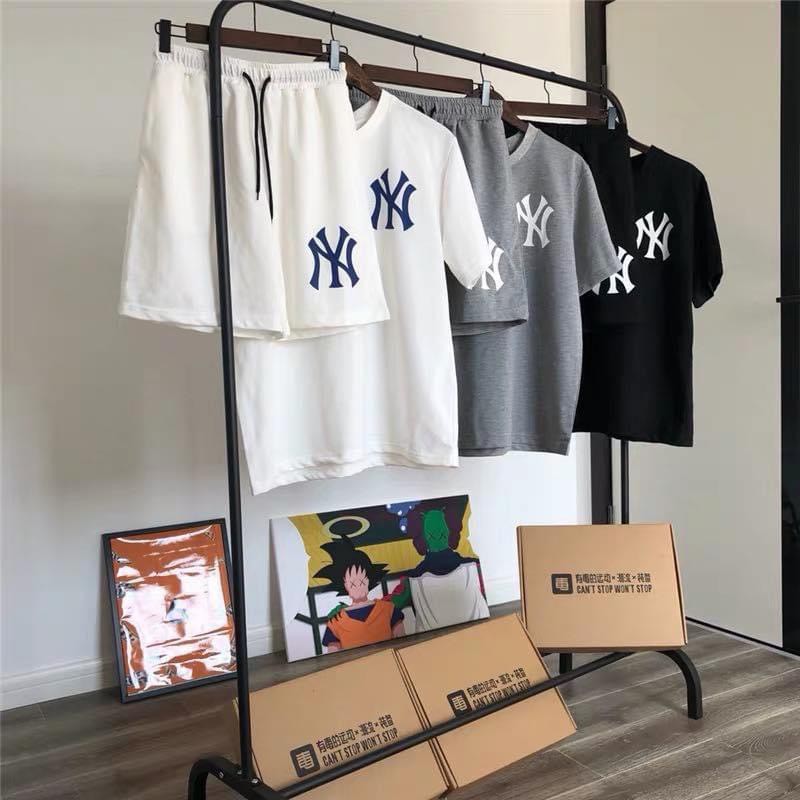 ❤️ HÀNG HÓT ❤️ Bộ nam thể thao NY, sét quần áo MẶC NHÀ nam VẢI THUN FROM RỘNG BIG SIZE
