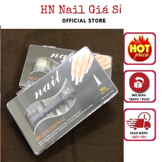 Móng nối nail tip nhọn dài đắp gel ,đắp bột