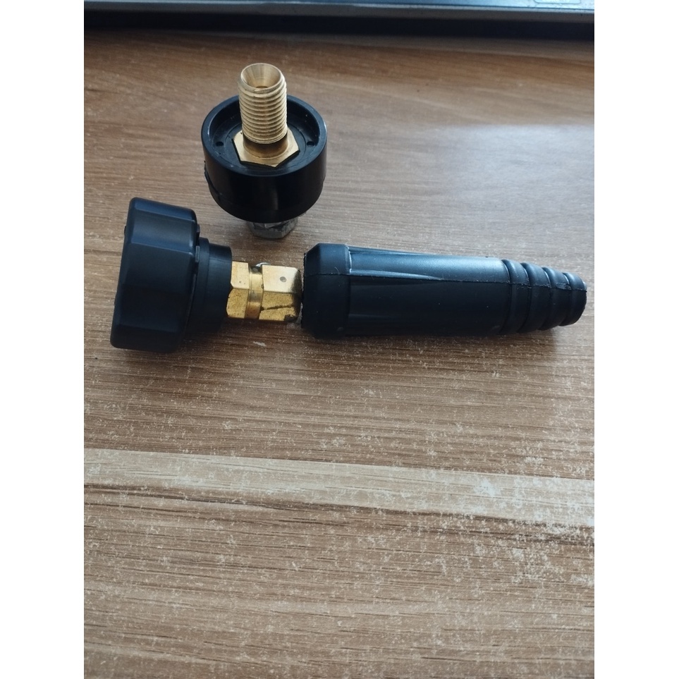 Giắc Nối Nhanh Máy Hàn Ren Xoáy 10-25 & 35-50