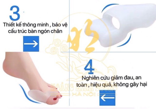 bó silicon ngón chân cái, nẹp silicon, bảo vệ chân . chống biến dạng khớp