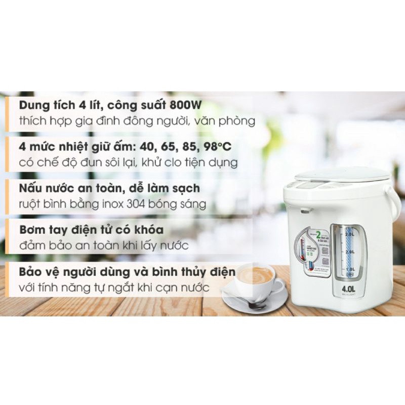 Bình thủy Điện kagaroo 4l KG4K1