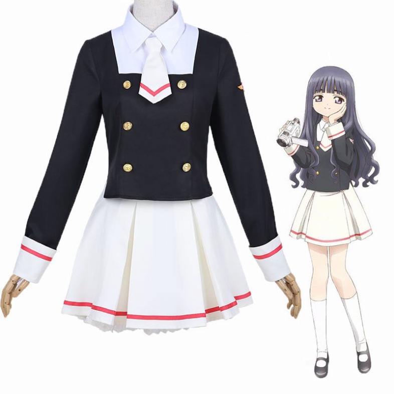 [O] Costume wig Sakura Kinomoto va Tomoyo - Thủ lĩnh thẻ bài - Quần áo hóa trang [Miu Cosplay] | BigBuy360 - bigbuy360.vn