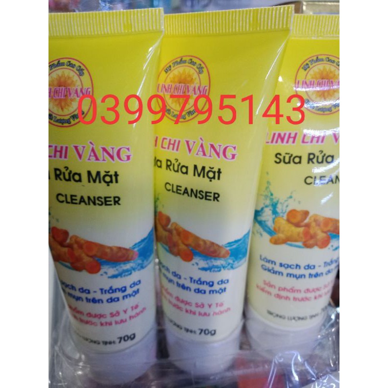 Sữa Rửa Mặt Linh Chi Vàng