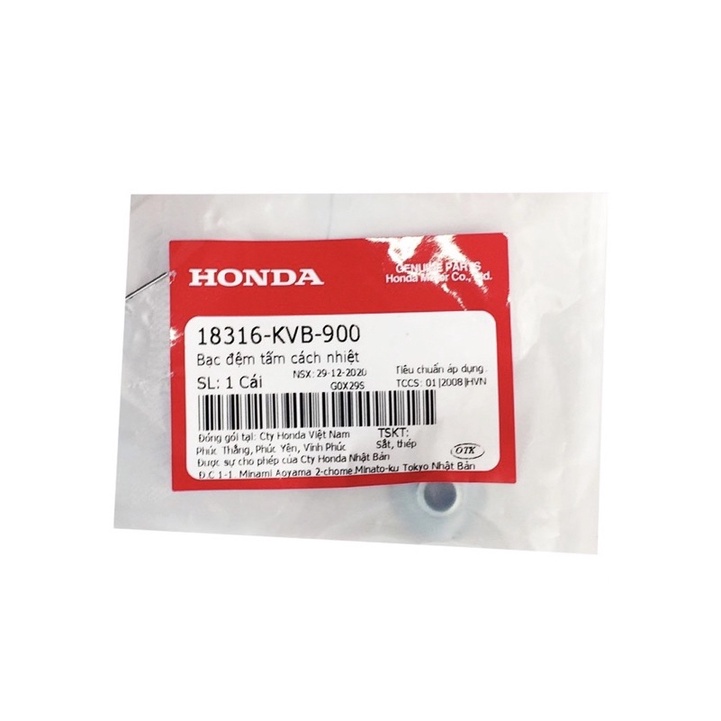 Cao su + Ắc gắn ốp pô HONDA Vario 125/ Click 125/ AB 125 / LEAD125 / SH MODE / PCX / Vison / SHVN