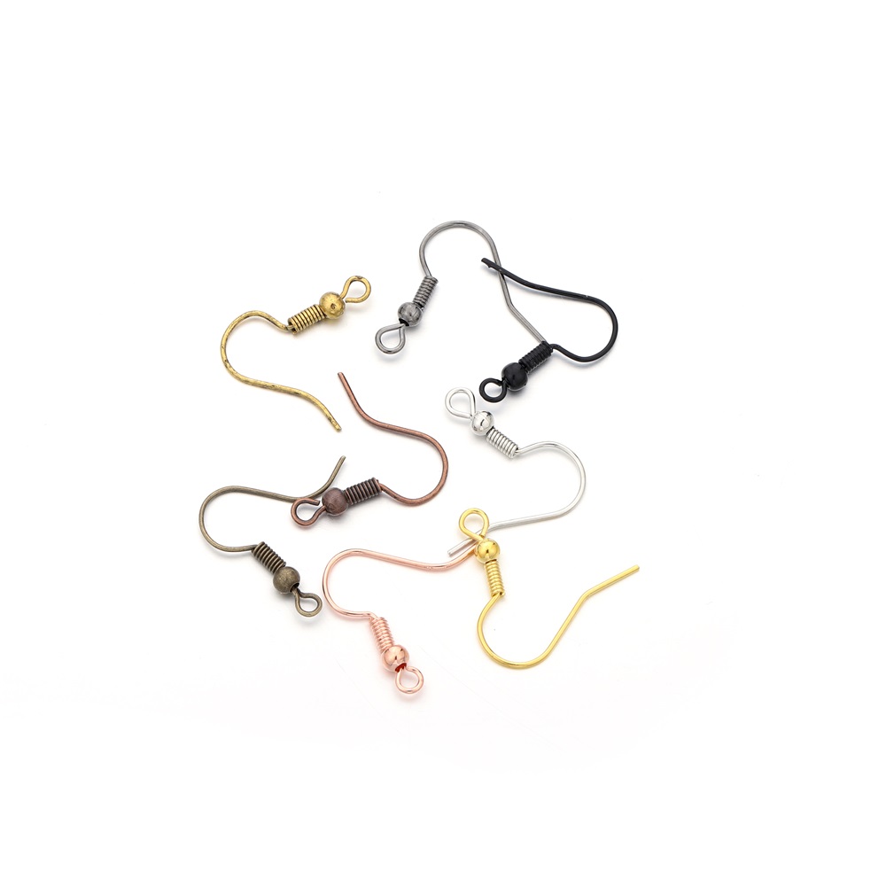 Set 200 móc khuyên tai St.kunkka kích thước 18mm tự làm đồ trang sức tiện dụng