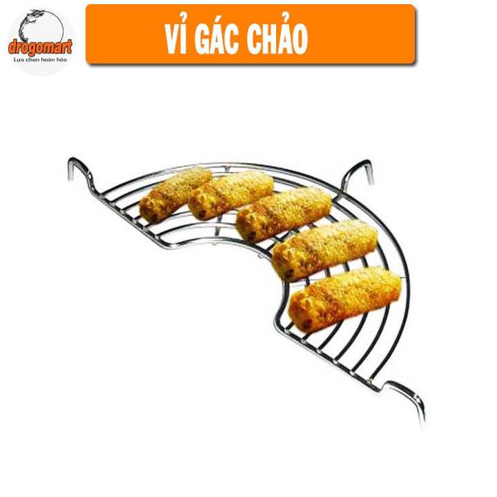 Vỉ Gác Chảo Rán, Chiên Bằng Inox Cao Cấp - DG0230