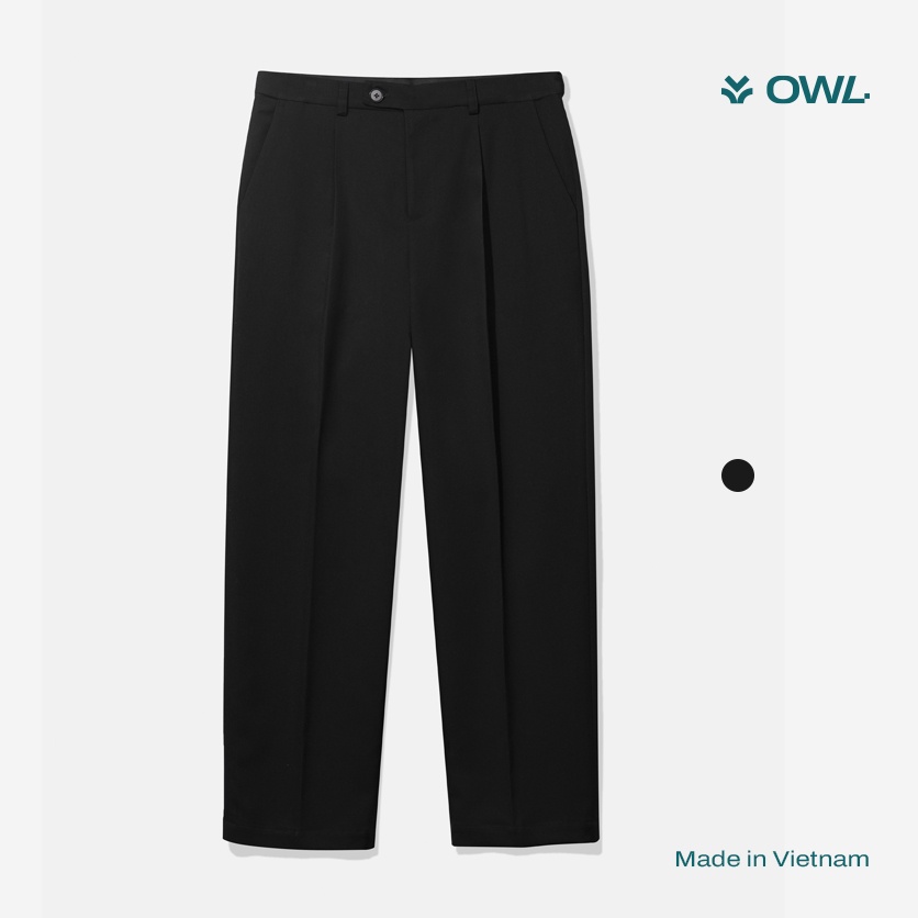 OWL BRAND® LOOSE TROUSER - Quần âu ống rộng suông - OWL210122