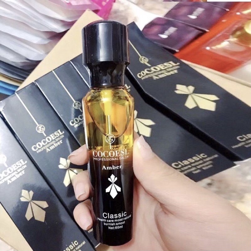 Tinh dầu Cocoesl Amber 60ml - Dưỡng Vuốt Tóc, Phục Hồi Hư Tổn
