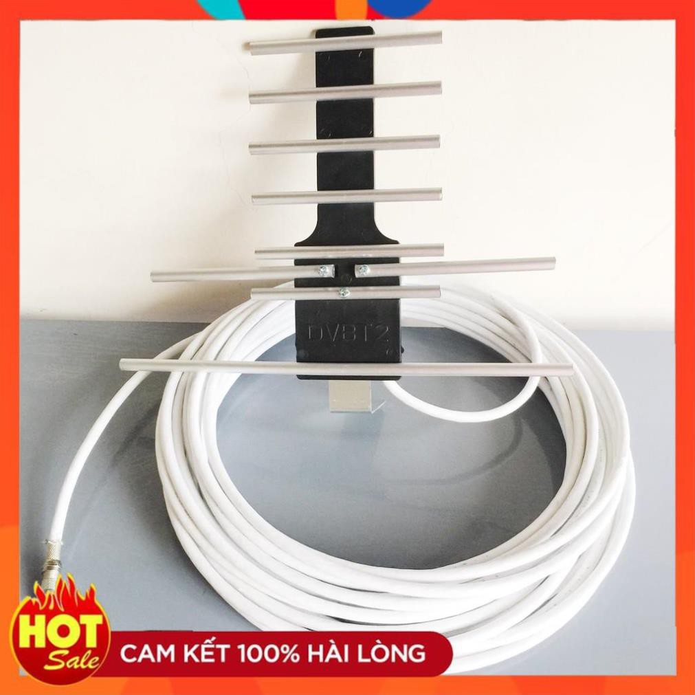 [Hàng Xịn] ANGTEN + CÁP ĐỒNG TRỤC 15M CHO ĐẦU THU DVBT2.