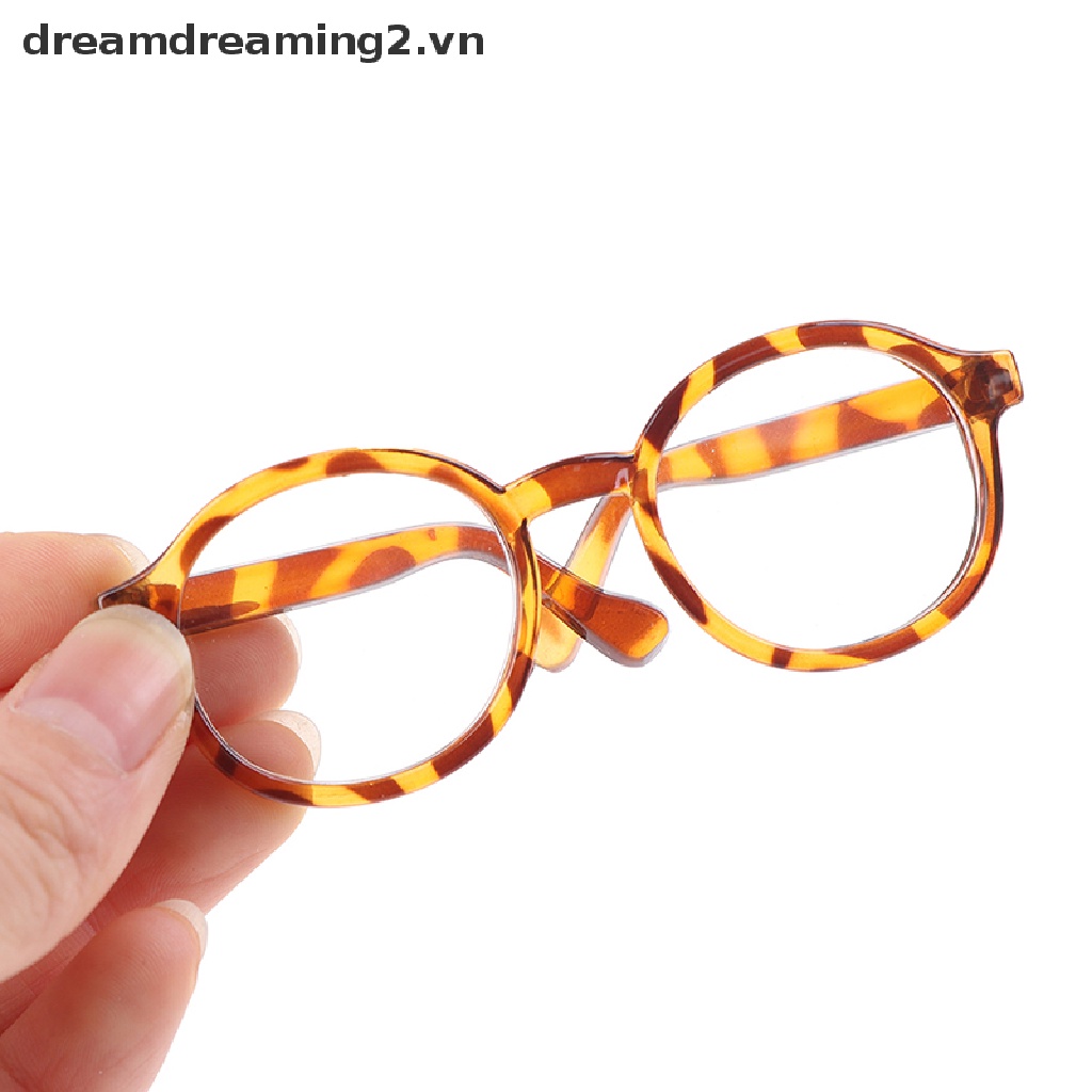 Mắt Kính Gọng Tròn Trong Suốt 9cm Tỉ Lệ 1 / 6