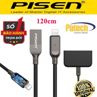 Cáp sạc chính hãng Pisen - Tự động ngắt khi sạc đầy pin điện thoại