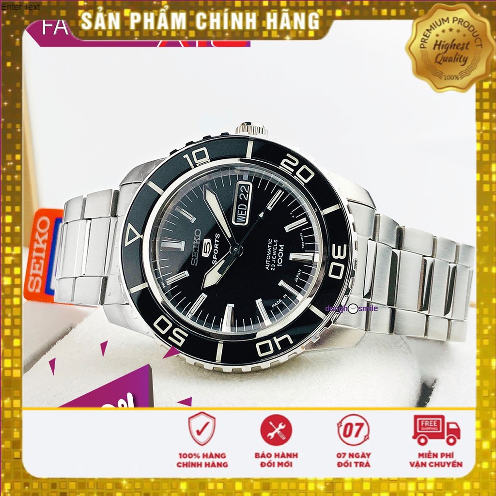 Đồng hồ nam Seiko 5 automatic SNZH55J1