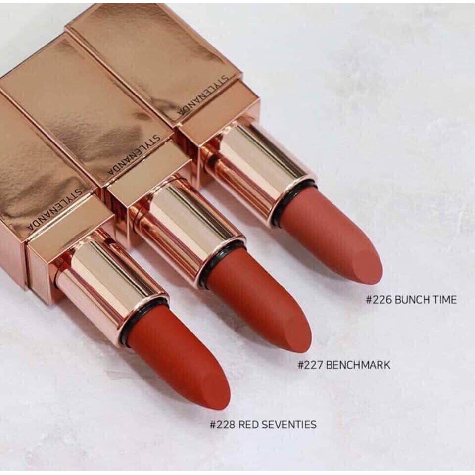 [ sea.cosmetics ] Son 3CE Matte Lip Color mẫu vỏ vàng 2018