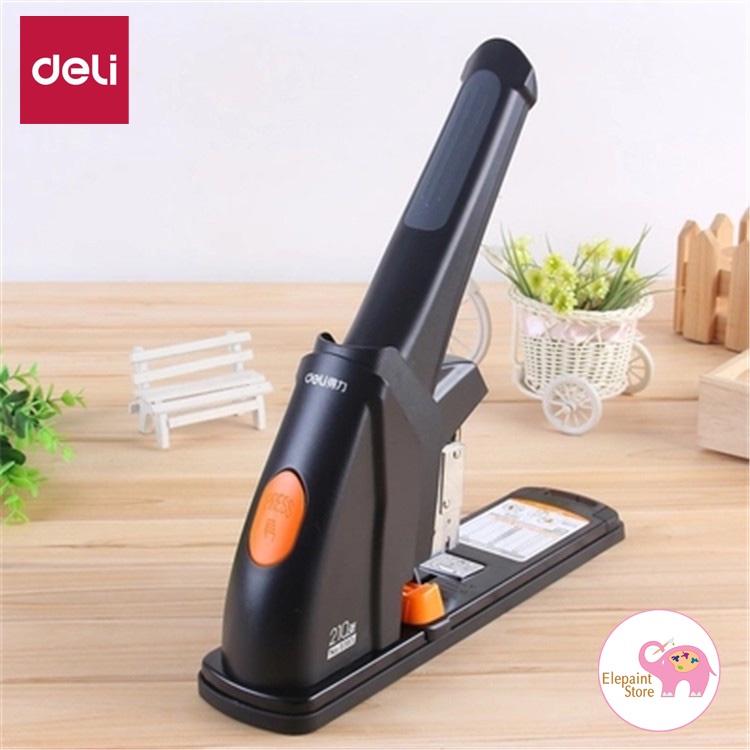 Dập ghim 210 tờ Deli 0383 (có trợ lực)