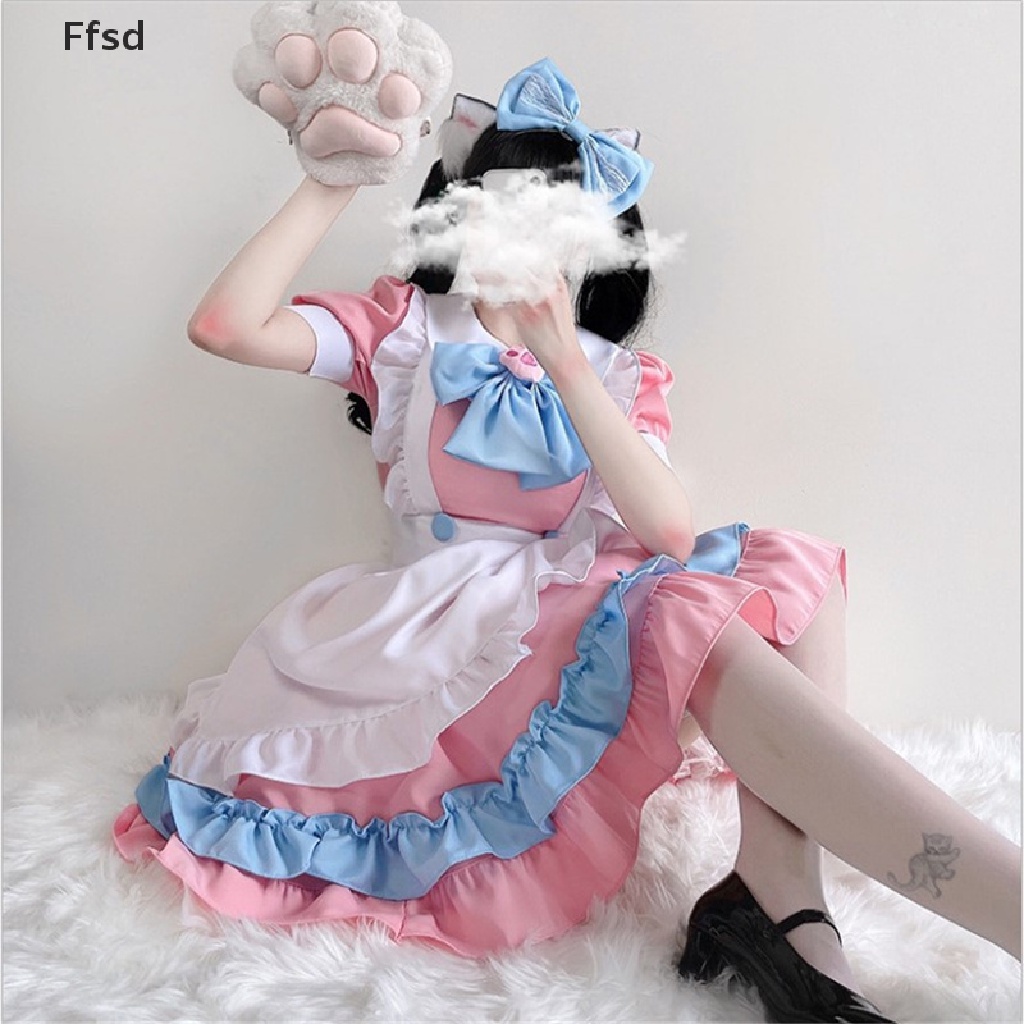 Set đồ hóa trang cô hầu gái phong cách lolita dễ thương cho nữ
