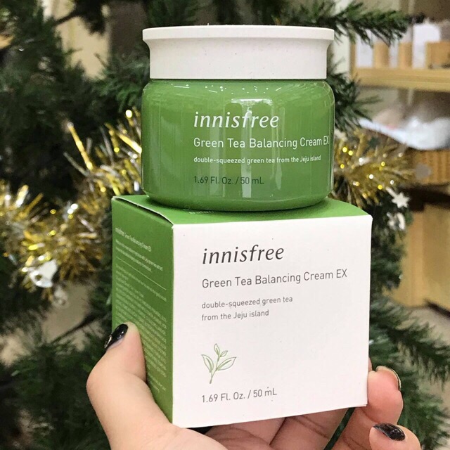 Kem Dưỡng trà xanh Innisfree Green Tea Balancing Cream EX.