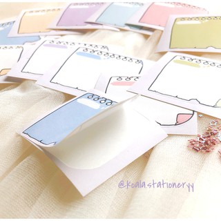 Bullet Journal Sticker - Combo 12 pastel note