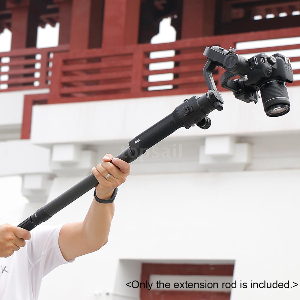 Thanh Nối Dài Bằng Sợi Carbon Kèm Vít 1 / 4 Inch 35cm Cho Dji Ronin 2 / 3 Feiyu Ak4000 / Ak2000 Moza Air 2