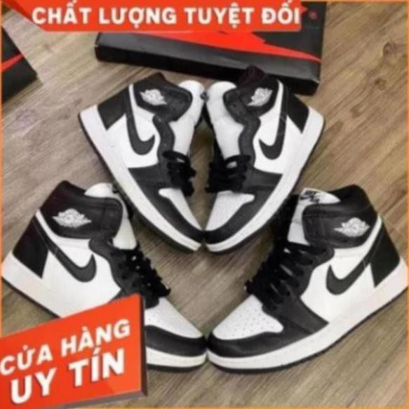 [ FREESHIP –BẢO HÀNH 12 THÁNG] GIÀY SNEAKER NAM NỮ JORDAN CAO CỔ ĐEN TRẮNG HOT TREND | BigBuy360 - bigbuy360.vn