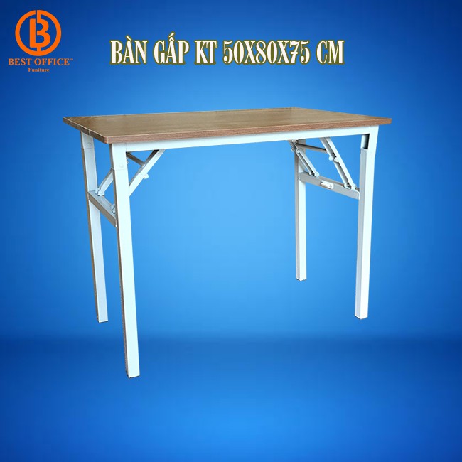 Bàn gấp chân sắt KT 80x50x75cm