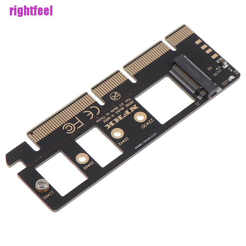 Rightfeel PCIe NVMe m.2 ngff ssd to pci-e pci express 3.0 x4 x8 x16 adapter card convert