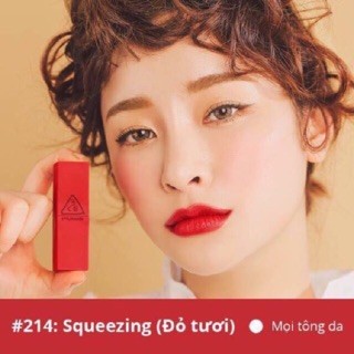 Son 3ce Red Vỏ đỏ chính hãng Hàn Quốc