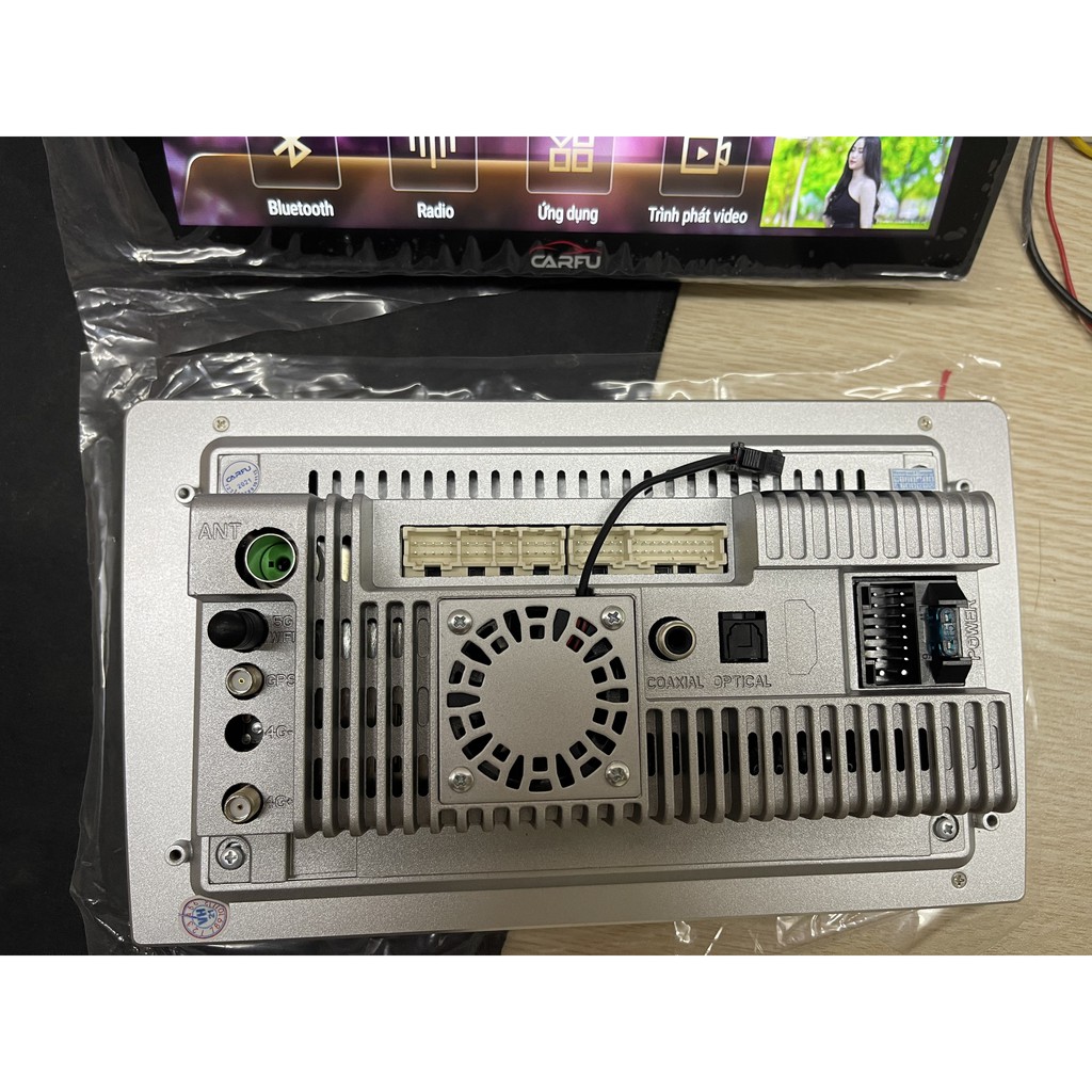 Màn Hình Android Carfu Liền Camera 360 AHD sony 3D Ram 3gb bộ nhớ 32GB  camera 360 ô tô