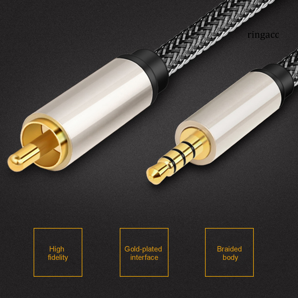 Dây Cáp Âm Thanh / Video Jack Cắm 3.5mm Sang Rca Dành Cho Xiaomi Mi 12 Tv