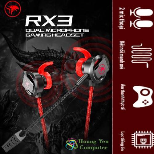 Tai Nghe Chuyên Game XMOWI RX3 Bass Tốt, Tích Hợp Micro Đàm Thoại - BH 3 Tháng