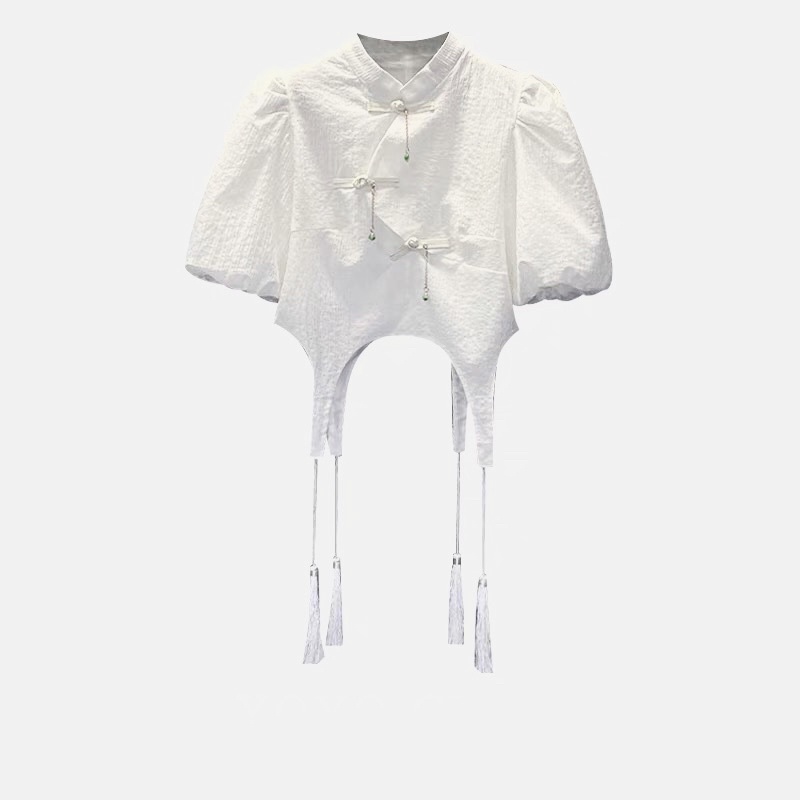 Áo croptop cổ trang