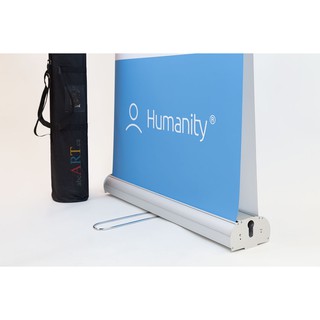 [Nhập khẩu chính hãng] Khung standee cuốn 2 mặt poster 80x200cm