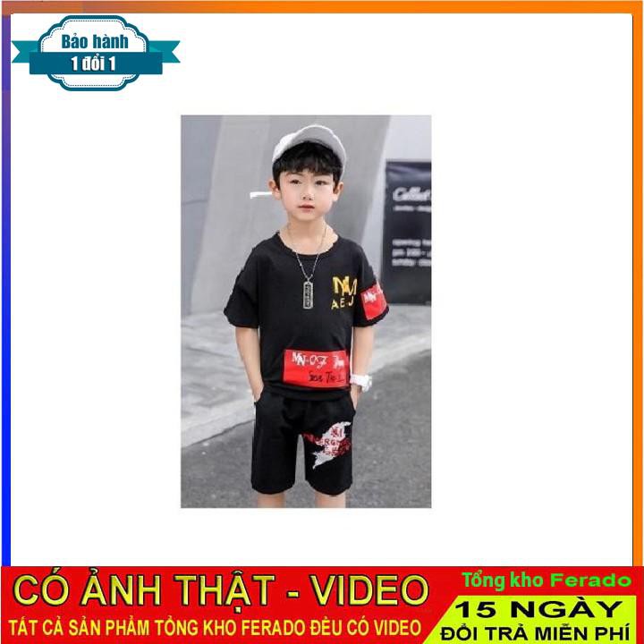 [ xả kho ] EB Sét bộ quần áo trẻ em in hình AEJ dành cho bé trai 6-10 tuổi