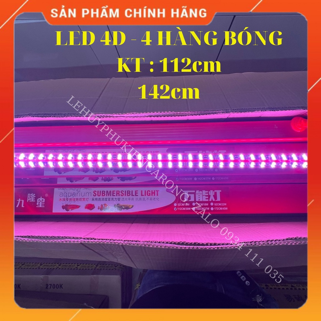 Đèn LED T10 HUYẾT LONG - BỐI VÀNG 4 Hàng Bóng - Sản Phẩm Mới -  Trải Nghiệm Thực Tế Rất Đẹp Kích Thước 92cm 112cm 142cm