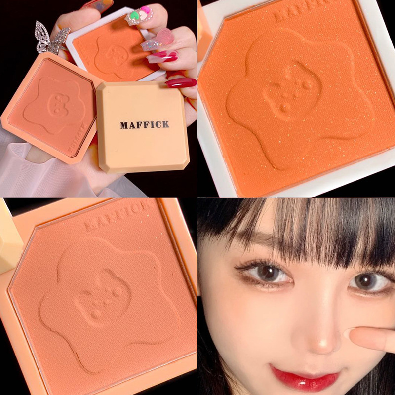 (Hàng Mới Về) Phấn Má Hồng Hai Lớp Màu Cam Máu Cam | BigBuy360 - bigbuy360.vn