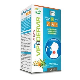 Xịt họng Vipodervir