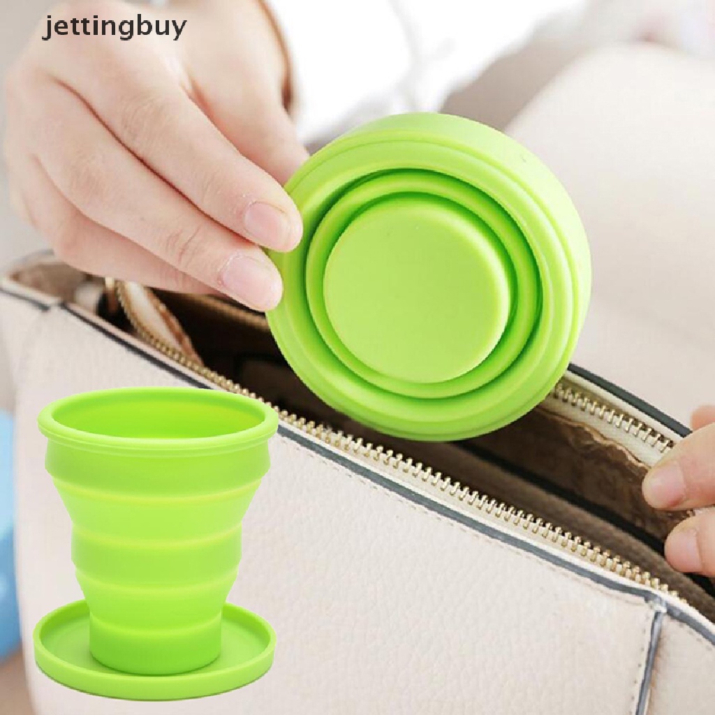 Cốc uống nước silicone JETTING có thể gấp gọn tiện lợi khi đi du lịch