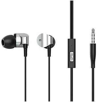 Tai nghe BYZ SE817 stereo Hifi Bass, Tai nghe bằng nhựa cho iphone và Android kèm 4 nút đệm ( trắng )