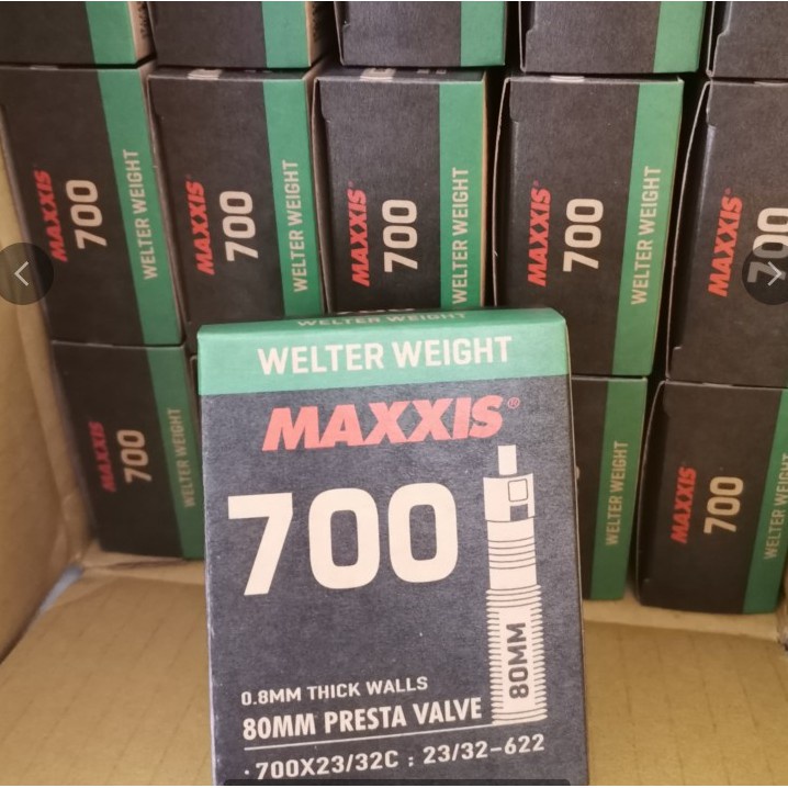 Ruột/săm xe đạp Maxxis 700X23C/32C 48mm/60mm/80mm FV Welter Weight Tube