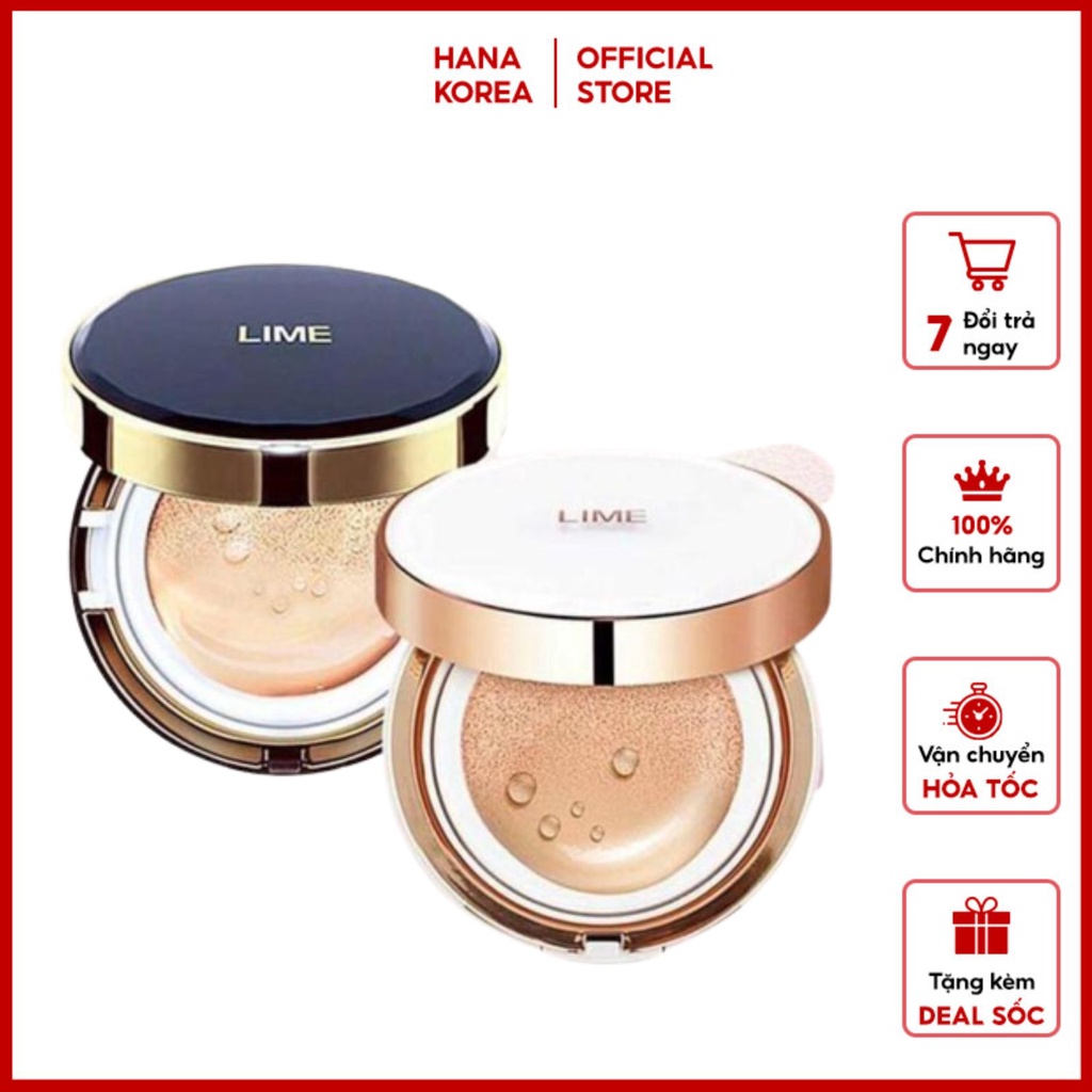 Phấn Nước Kiềm Dầu Lime Real Cover Pink Cushion SPF50+ PA+++