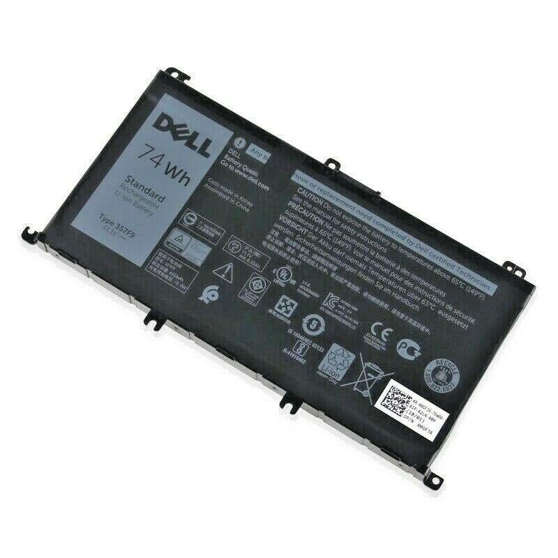 Pin Dell Inspiron 15 7557, 7559, 7566, 7567, 7759 Battery 357F9 74Wh Zin, Gắn Trong