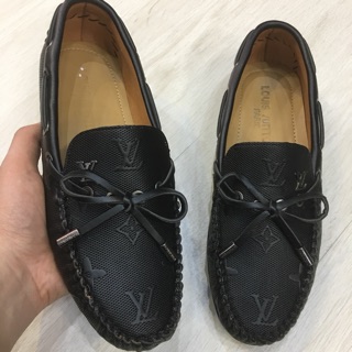 Giày lười vân lv da đẹp