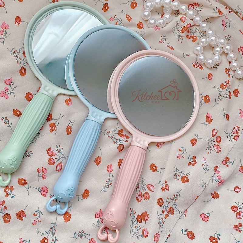 Set Gương Lược Trang Điểm, Gương Lược Cầm Tay Mẫu Mã Đặc Sắc Phù Hợp Để Decor