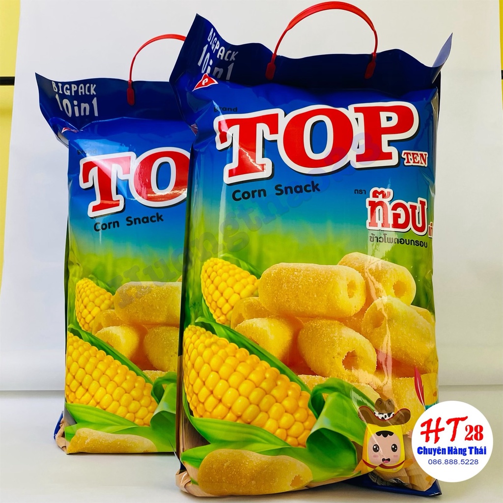 Bim Bim Bắp Siêu To Khổng Lồ Thái Lan TOP TEN<10 gói nhỏ bên trong>, BimBim Ngô khổng lồ ăn cực đã, chuẩn vị tự nhiên