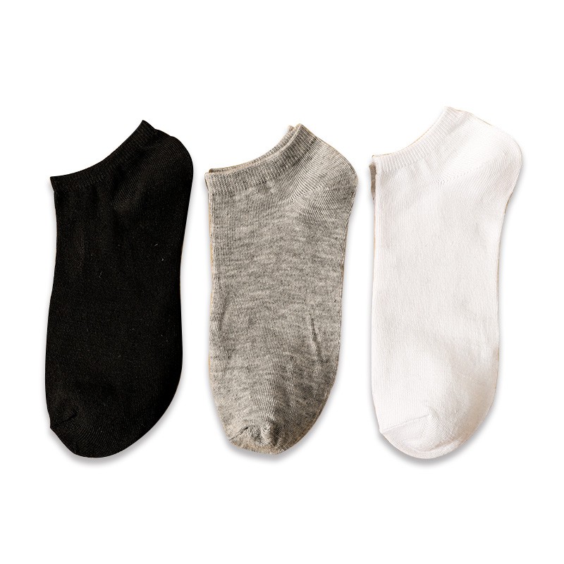 Đôi vớ cotton màu trơn thoải mái trẻ trung thời trang dành cho nam