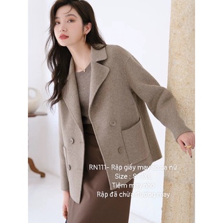 RN111_Rập giấy may áo khoác dạ nữ