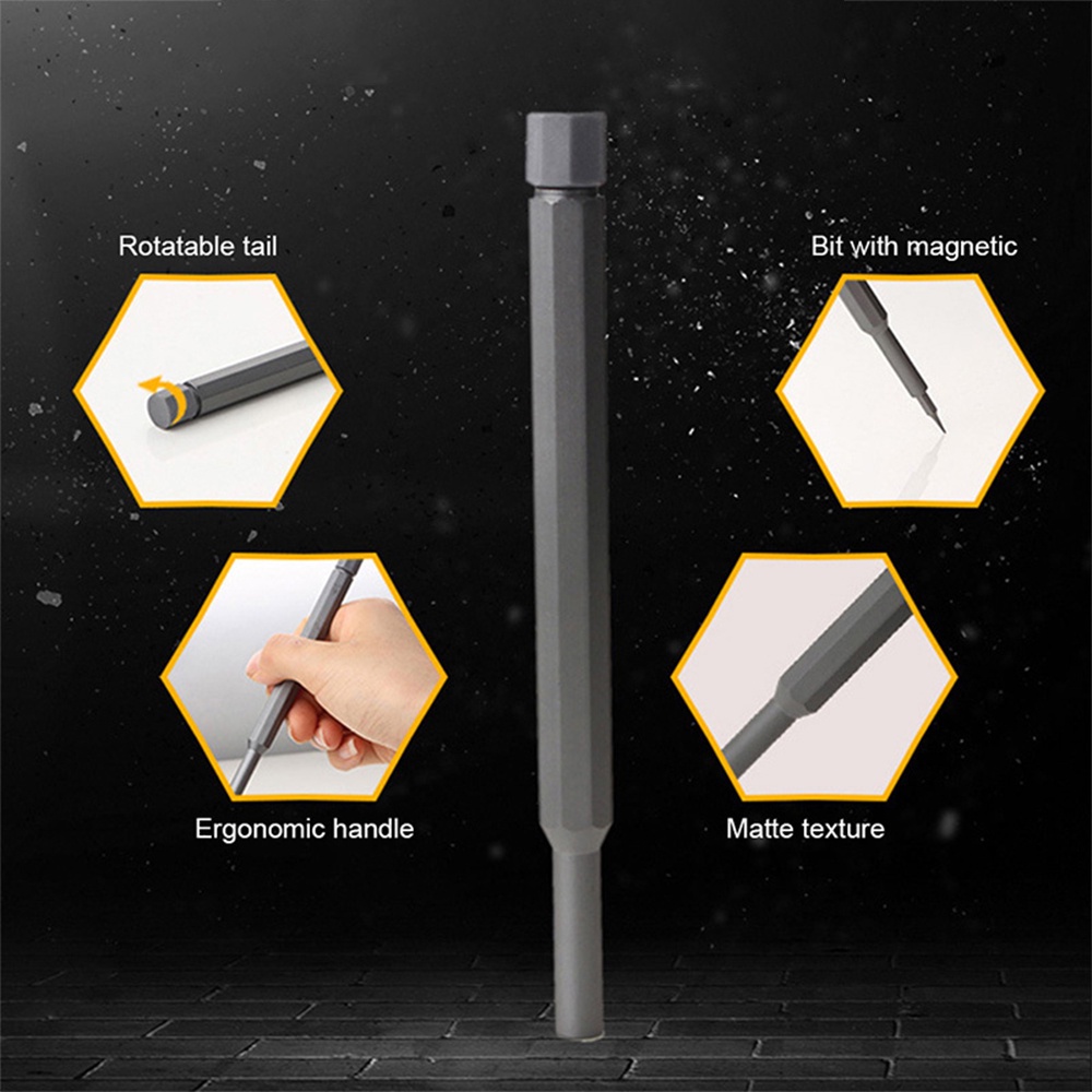 Set tua vít ZIQQUCU cỡ mini thiết kế 25 trong 1 dùng để sửa chữa điện tử/ mắt kính/ đồng hồ/ PC