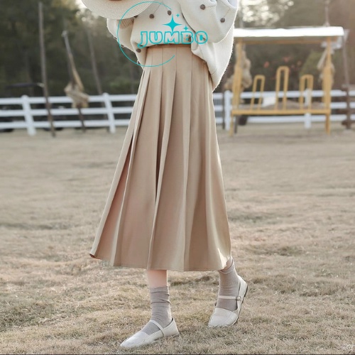 Chân váy tennis xếp ly bigsize Jumbo cạp cao kiểu li dáng dài  xoè nhiều màu có lót trong co giãn phong cách Hàn Quốc
