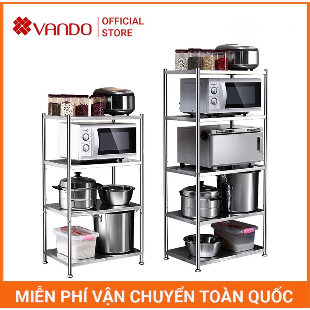 Kệ INOX, Kệ lò vi sóng Đa Năng, Để Đồ Nhà Bếp, Giá Tủ để đồ thông minh