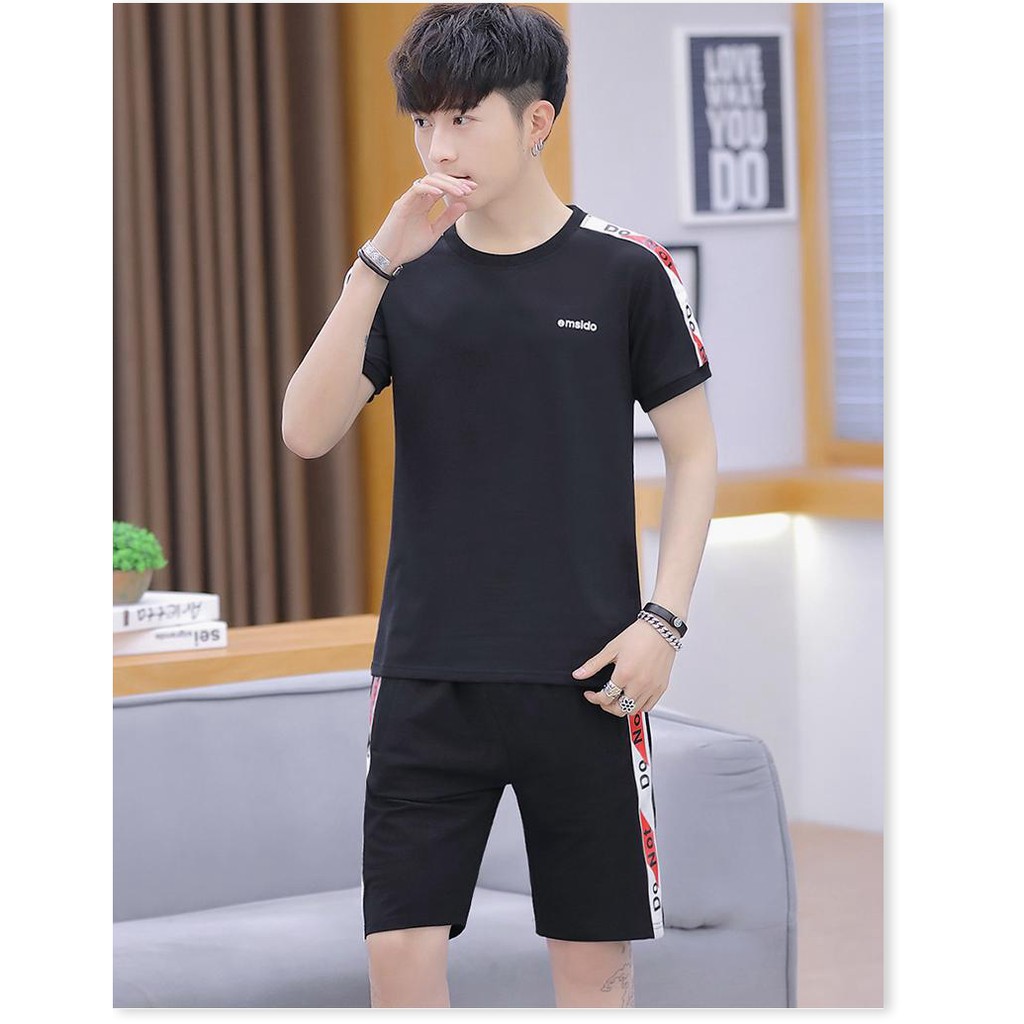 [FREESHIP TOÀN QUỐC]  Set bộ đồ quần áo thể thao nam mùa hè thun ca gian 2 chiều cực mát DT2S | BigBuy360 - bigbuy360.vn